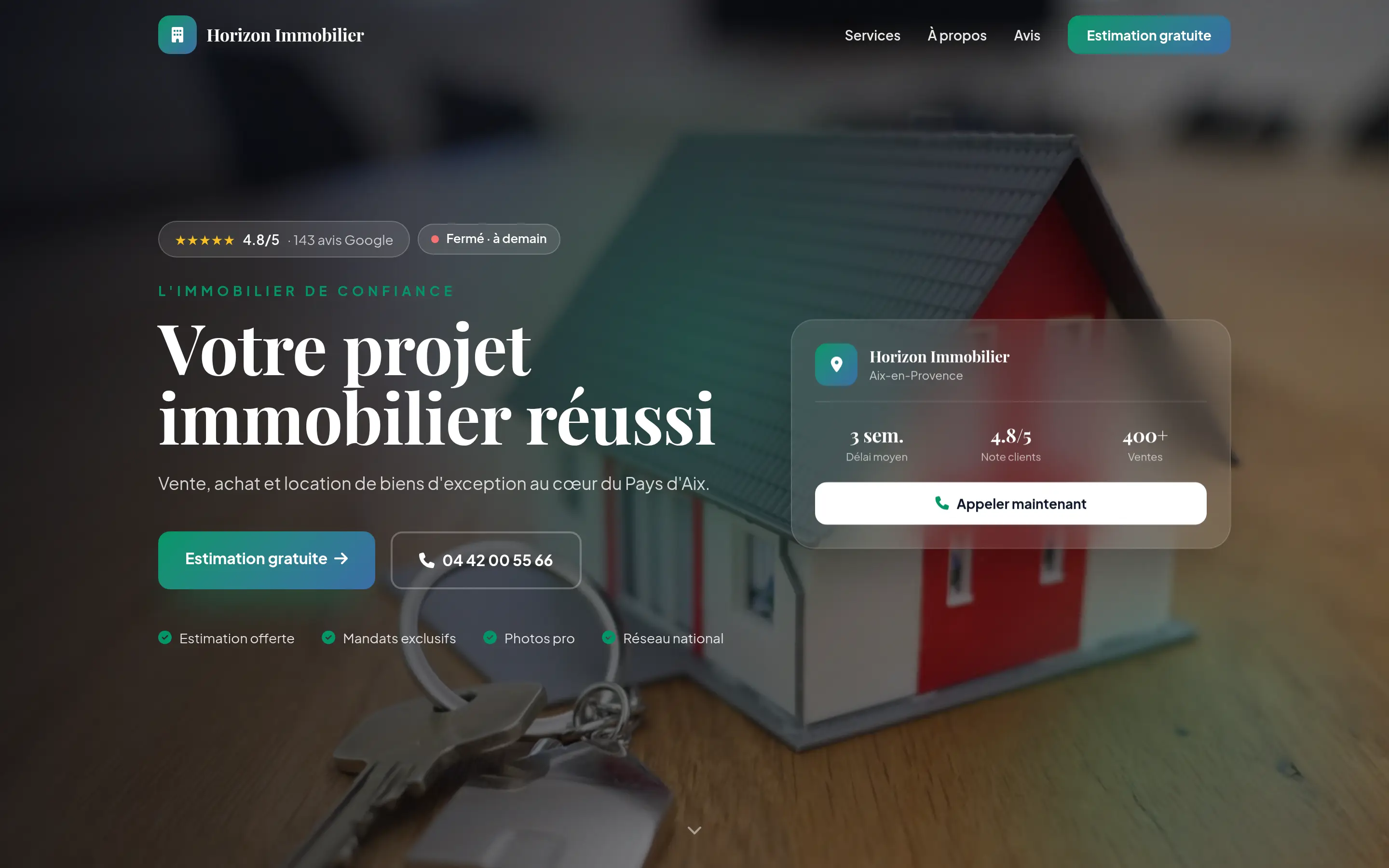 Site Agence Horizon